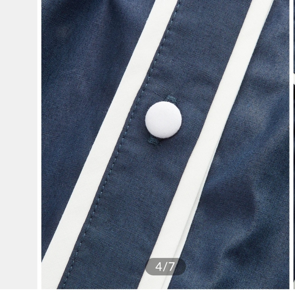 Commense Navy and White Midi Dress - Picture 4 of 6